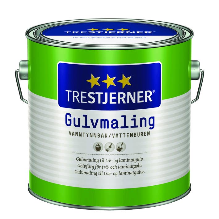 TRESTJERNER Golvfärg Matt
