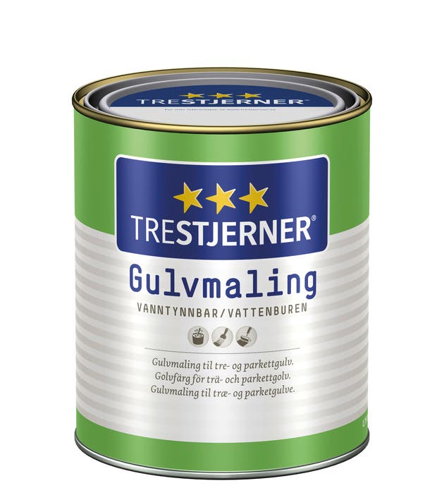 TRESTJERNER Golvfärg Blank